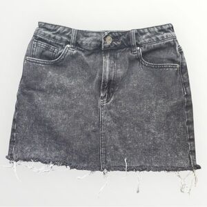 PacSun Acid Wash Distressed Mini Skirt Size 27 100% Cotton